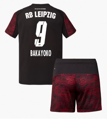 RB Leipzig Johan Bakayoko #9 Tredjetrøje Børn 2025-26 Kortærmet (+ Korte bukser)